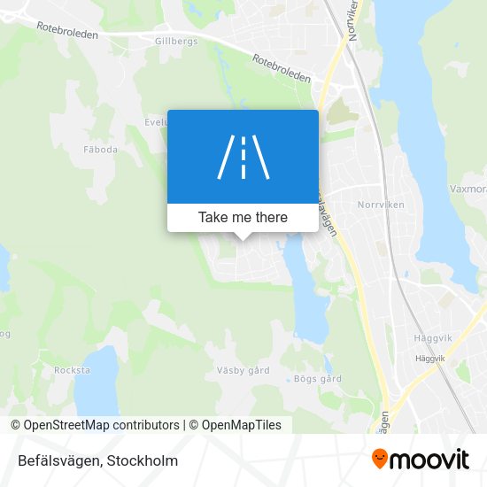 Befälsvägen map
