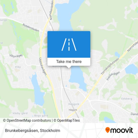 Brunkebergsåsen map