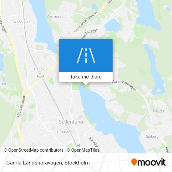 Gamla Landsnoravägen map