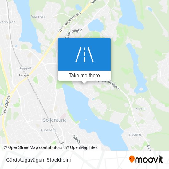Gärdstuguvägen map