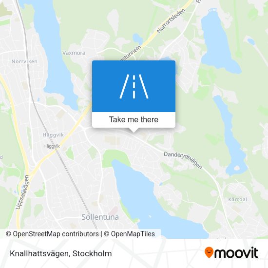 Knallhattsvägen map