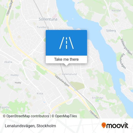 Lenalundsvägen map