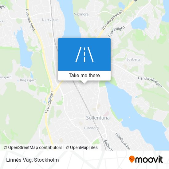 Linnés Väg map