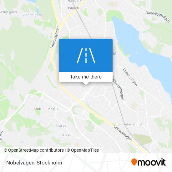 Nobelvägen map