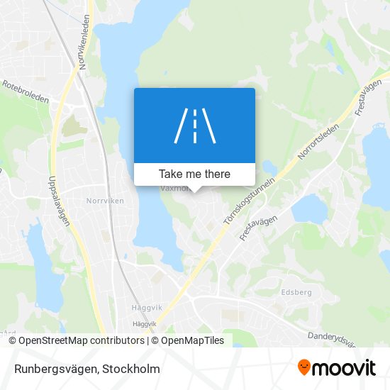 Runbergsvägen map