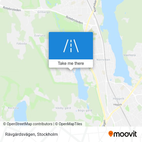 Rävgärdsvägen map