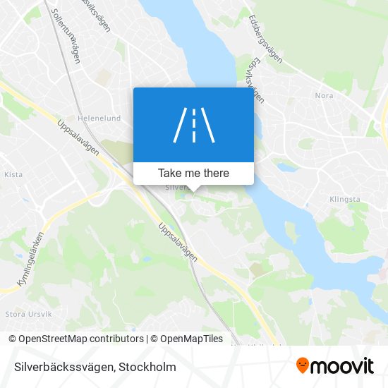 Silverbäckssvägen map