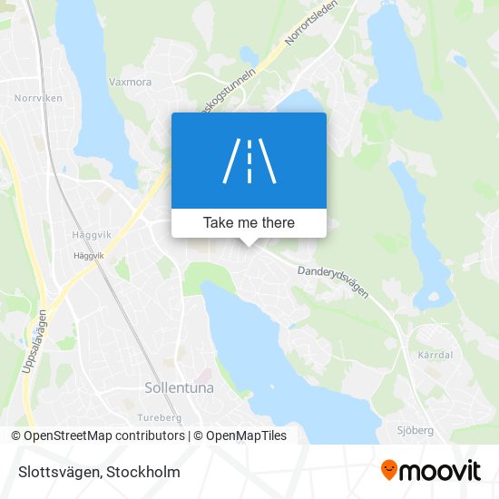 Slottsvägen map