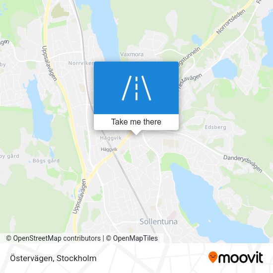 Östervägen map