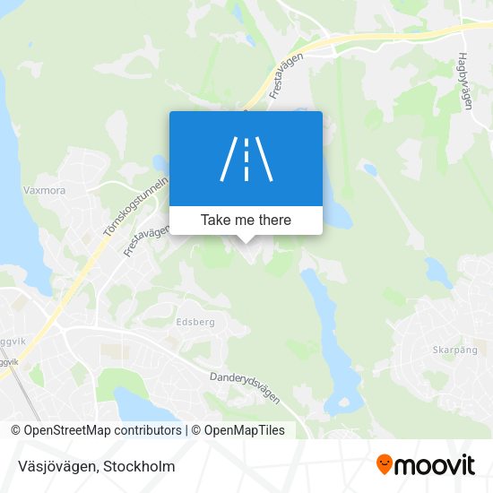 Väsjövägen map