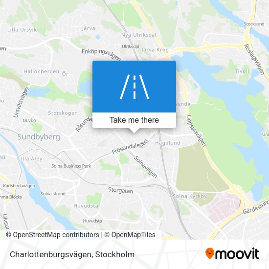 Charlottenburgsvägen map