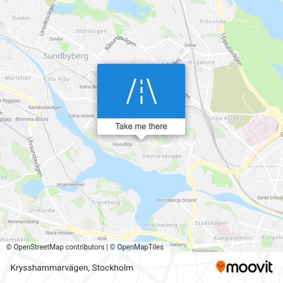 Krysshammarvägen map