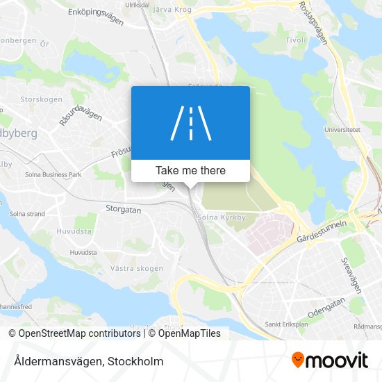 Åldermansvägen map