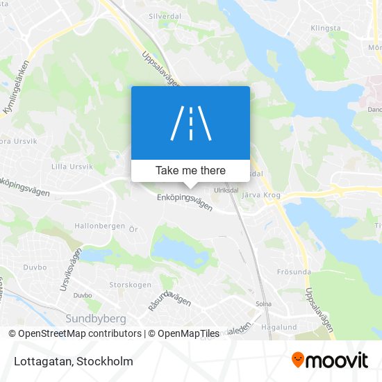 Lottagatan map