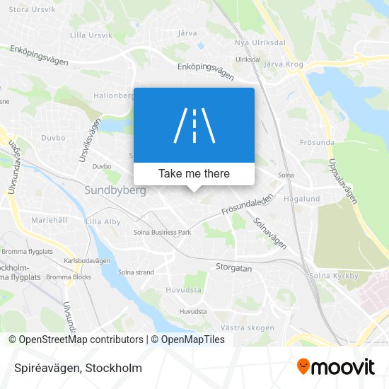 Spiréavägen map