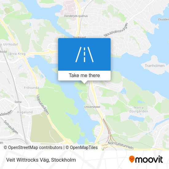 Veit Wittrocks Väg map