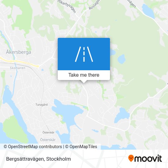 Bergsättravägen map