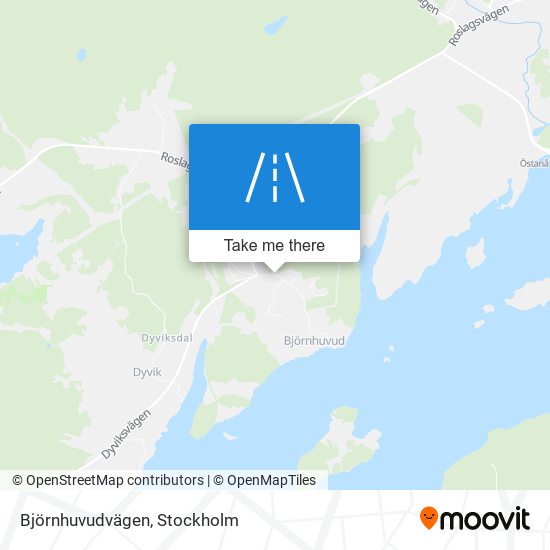 Björnhuvudvägen map