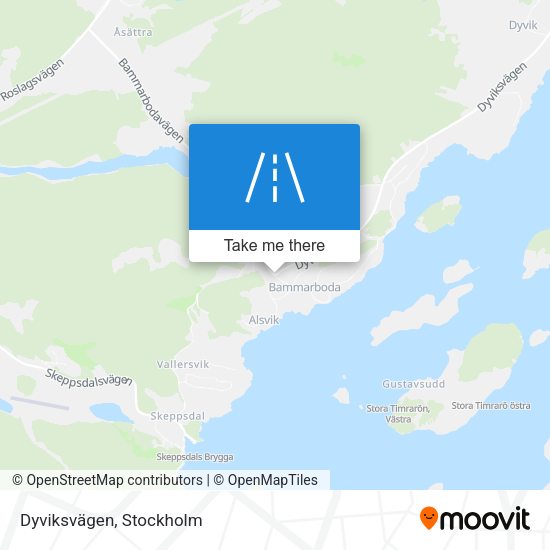 Dyviksvägen map