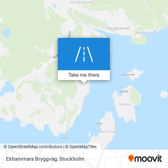 Ekhammars Bryggväg map