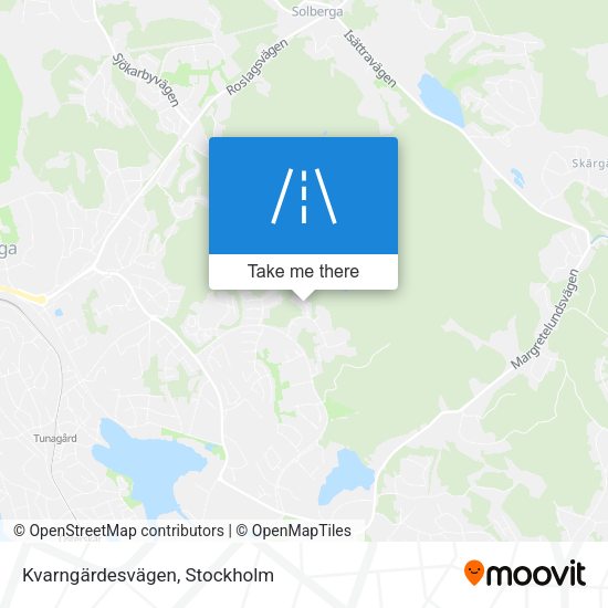 Kvarngärdesvägen map