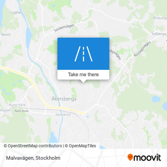 Malvavägen map