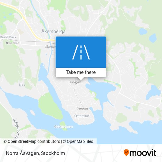 Norra Åsvägen map