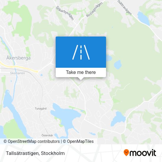 Tallsätrastigen map