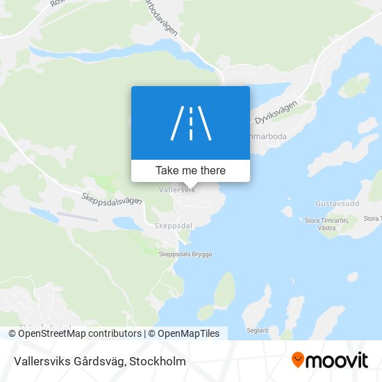 Vallersviks Gårdsväg map