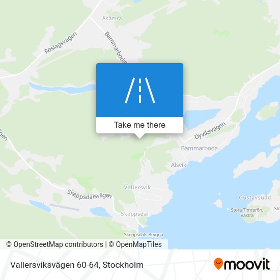 Vallersviksvägen 60-64 map