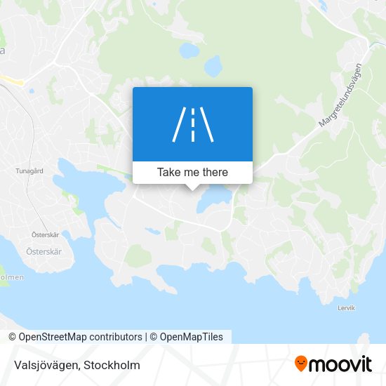 Valsjövägen map