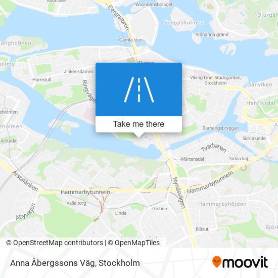 Anna Åbergssons Väg map