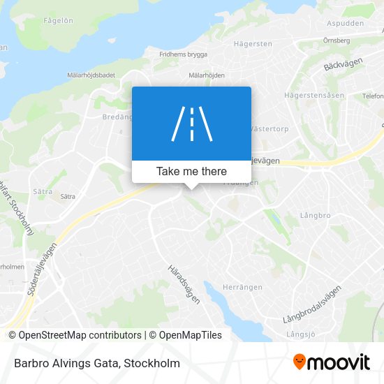 Barbro Alvings Gata map