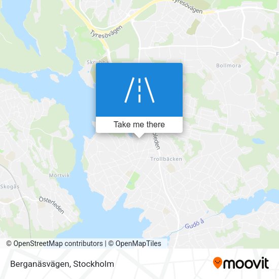 Berganäsvägen map