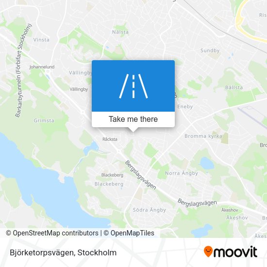 Björketorpsvägen map
