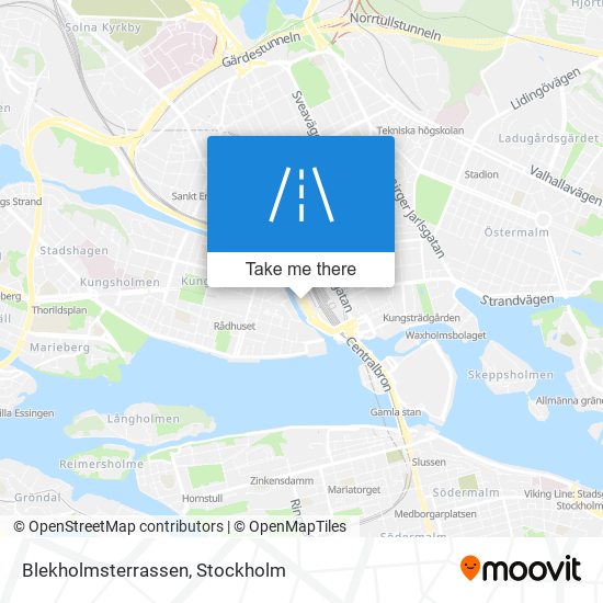 Blekholmsterrassen map