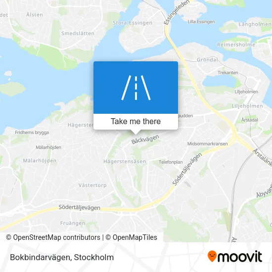 Bokbindarvägen map
