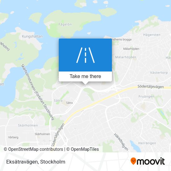 Eksätravägen map