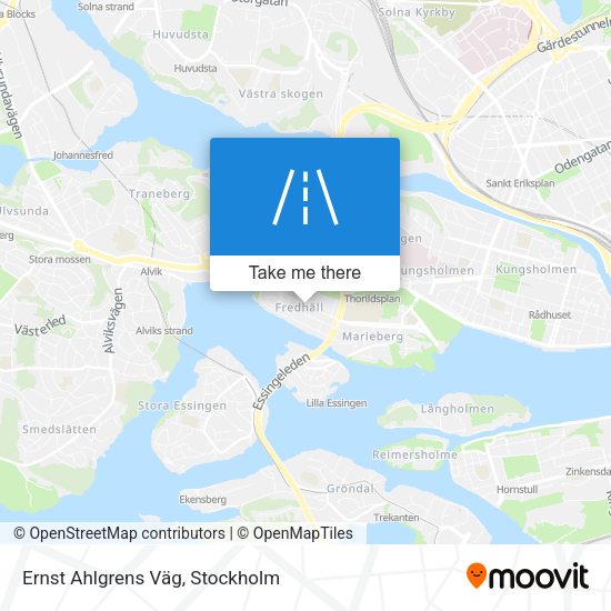 Ernst Ahlgrens Väg map