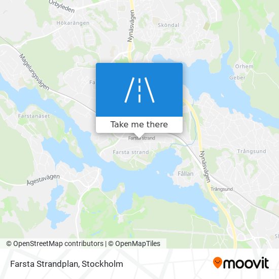 Farsta Strandplan map