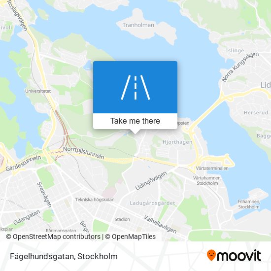 Fågelhundsgatan map