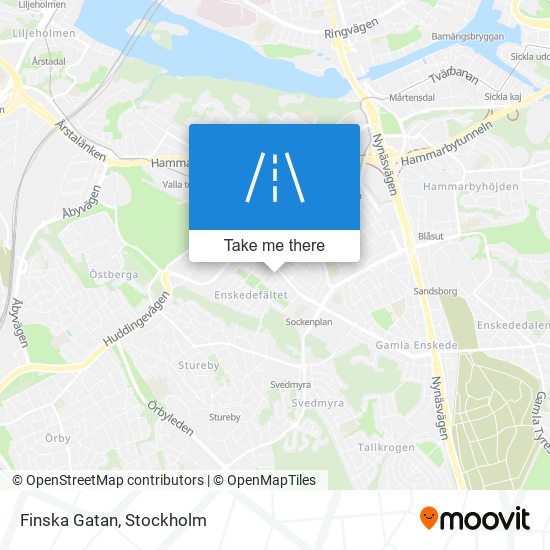 Finska Gatan map