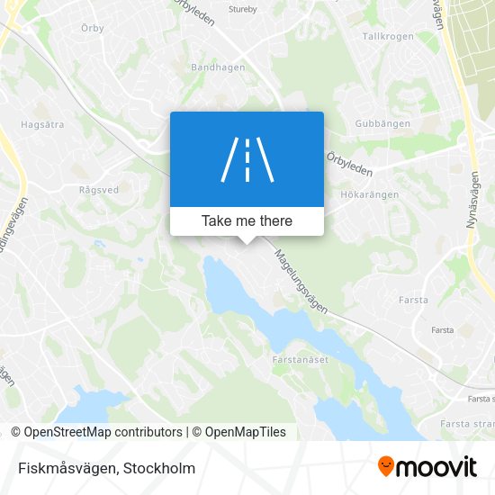 Fiskmåsvägen map