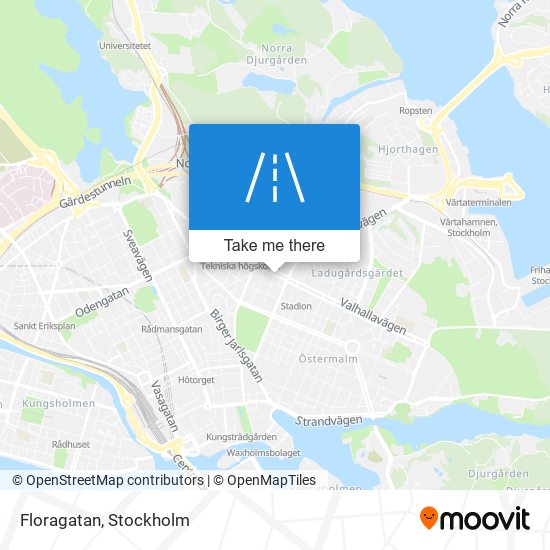 Floragatan map