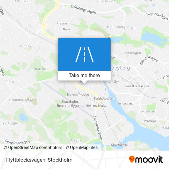 Flyttblocksvägen map