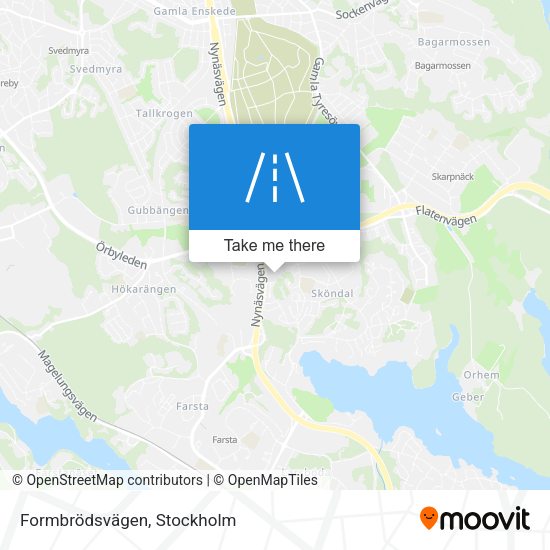 Formbrödsvägen map