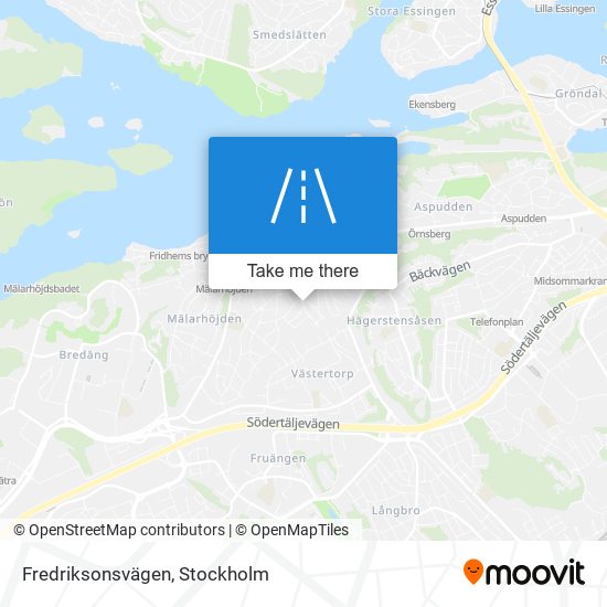 Fredriksonsvägen map