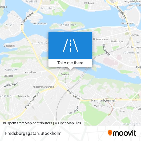 Fredsborgsgatan map