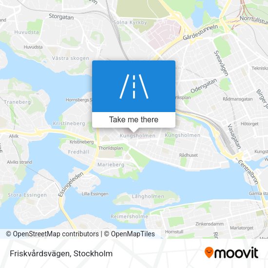 Friskvårdsvägen map