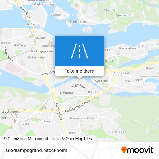 Glödlampsgränd map